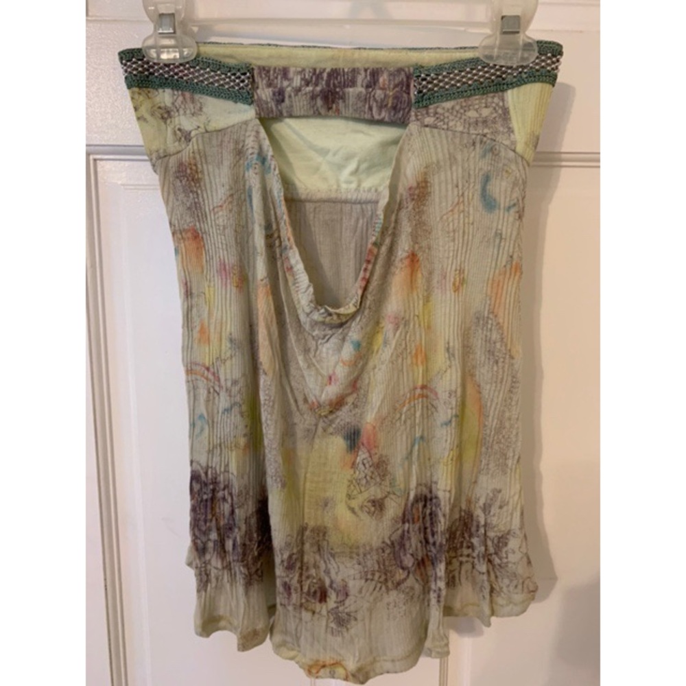 Free People// beaded/print tube top - Picture 3 of 7